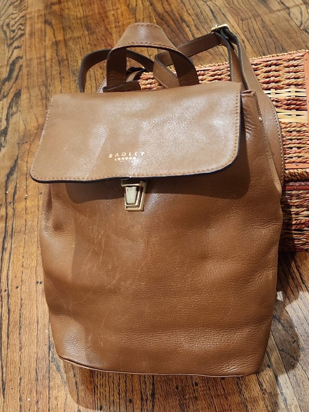 RADLEY LONDON Leather Flapover Backpack